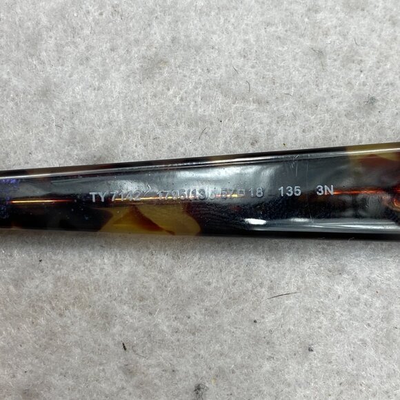 Tory Burch TY 7142 1795/13 Sunglasses Women's Brown Tortoise 57-13-135 Gold Logo - Picture 11 of 15